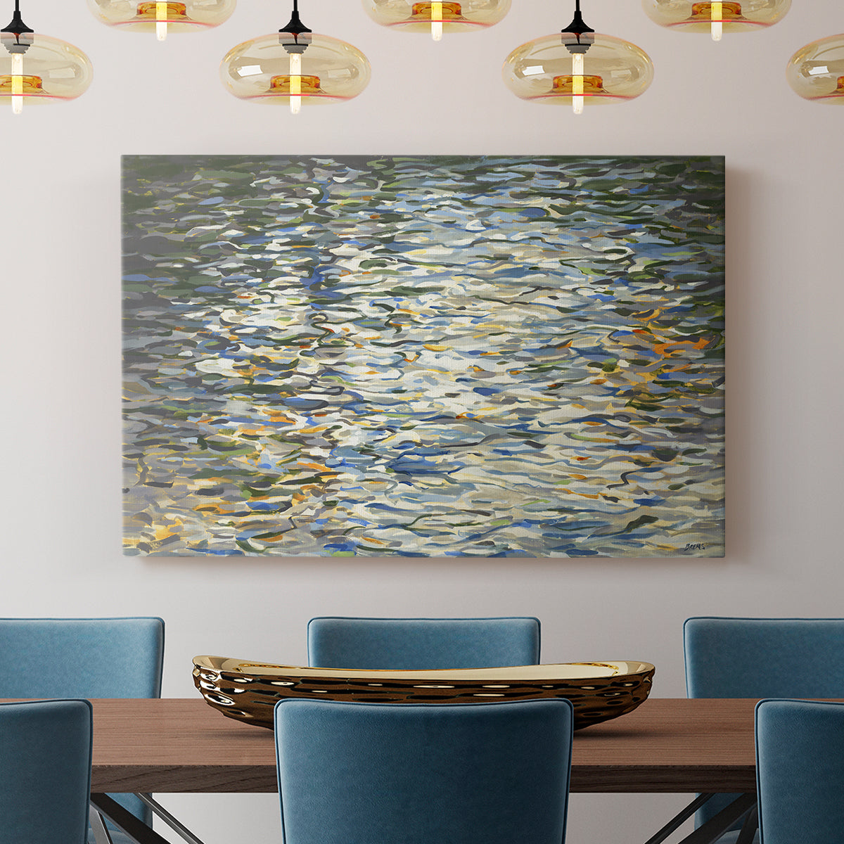 Water Reflections - Canvas Art Print