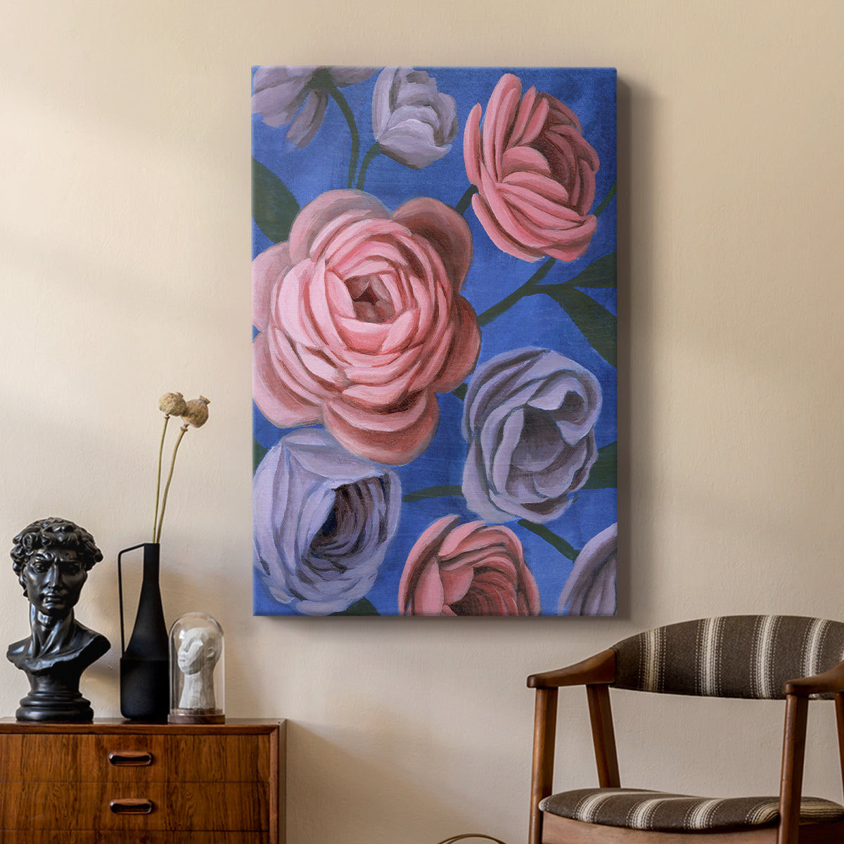 Layered Petals II - Canvas Art Print