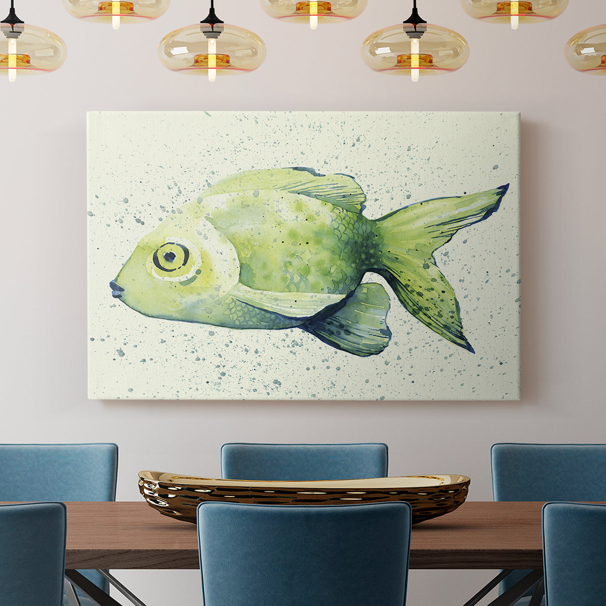 Speckled Freshwater Fish I - Canvas Art Print