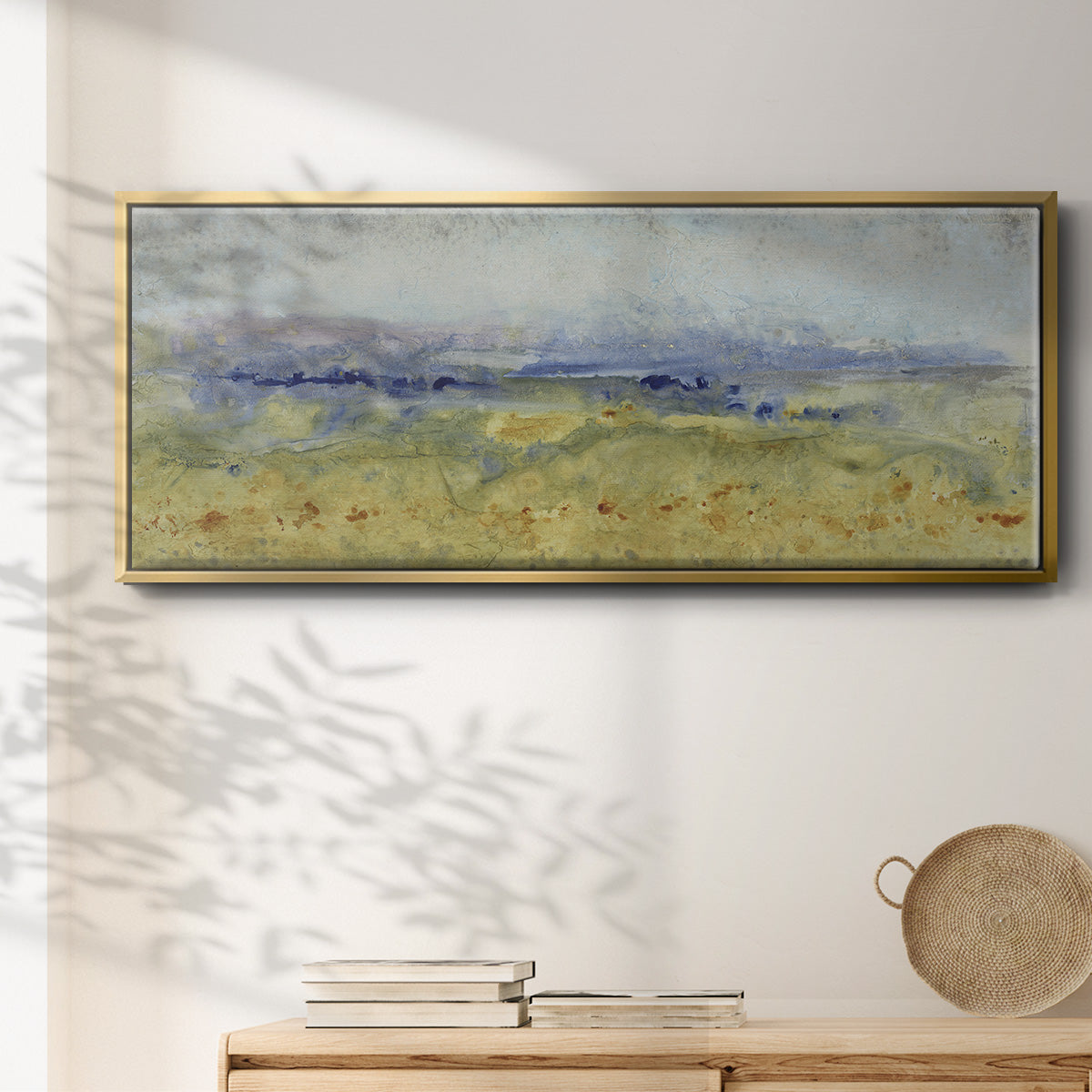 Open Terrain I - Floater Framed Canvas Print