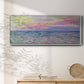 Sunset on the Sea at Pourville, 1882 - Floater Framed Canvas Print