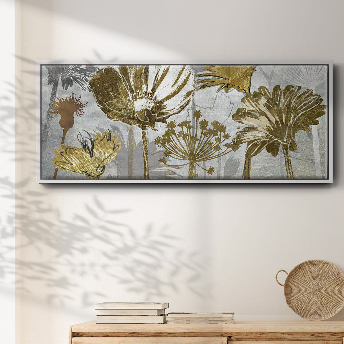 Summer - Floater Framed Canvas Print