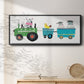 Cute Farm - Floater Framed Canvas Print