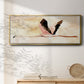 Touching Down I - Floater Framed Canvas Print