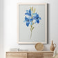 Blue Blossom Botanical III - Premium Canvas Framed in Barnwood - Ready to Hang