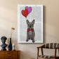French Bulldog and Balloons - Canvas Art Print