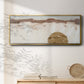 Winter Medallion III - Floater Framed Canvas Print