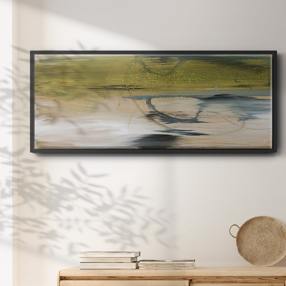 Aquatic Reflections II - Floater Framed Canvas Print