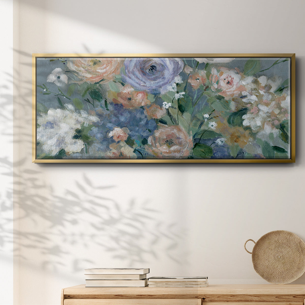 Garden Harmony - Floater Framed Canvas Print