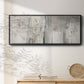 Glittering Shoreline - Floater Framed Canvas Print