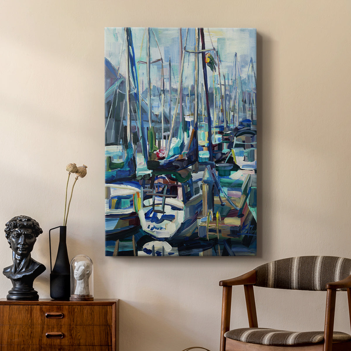 Edmonds Marina - Canvas Art Print
