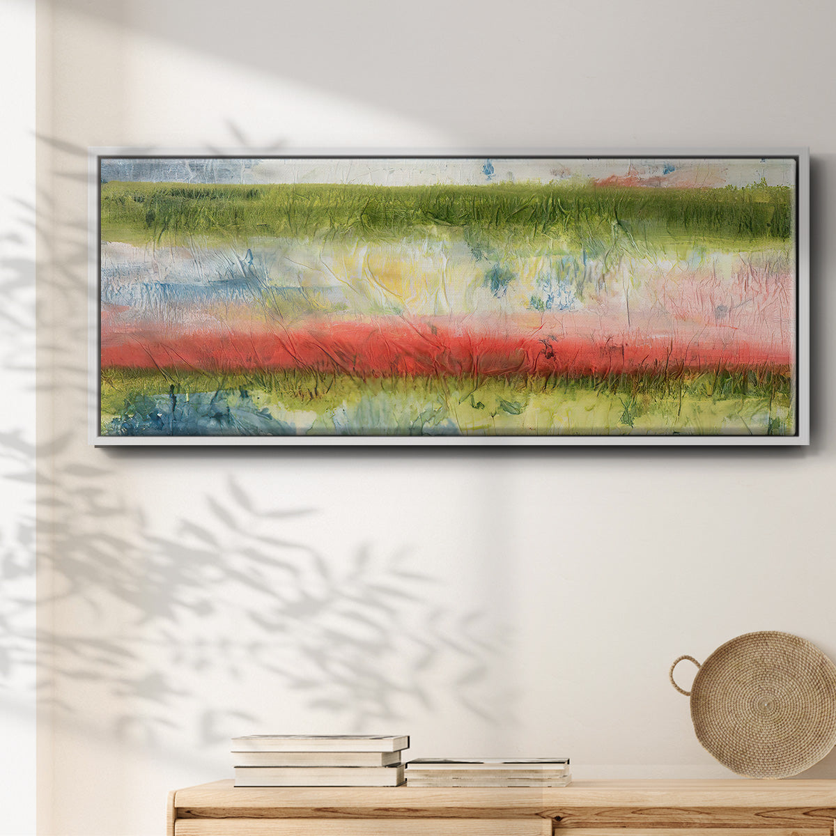 Nature's Flag II - Floater Framed Canvas Print