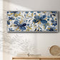 Golden Indigo - Floater Framed Canvas Print