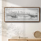 Pont Mirabeau - Floater Framed Canvas Print