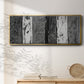 Printed Brushed Nickel Abstract I - Floater Framed Canvas Print