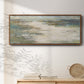 Misty Coast - Floater Framed Canvas Print
