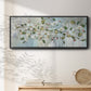 Painterly Blossoms - Floater Framed Canvas Print