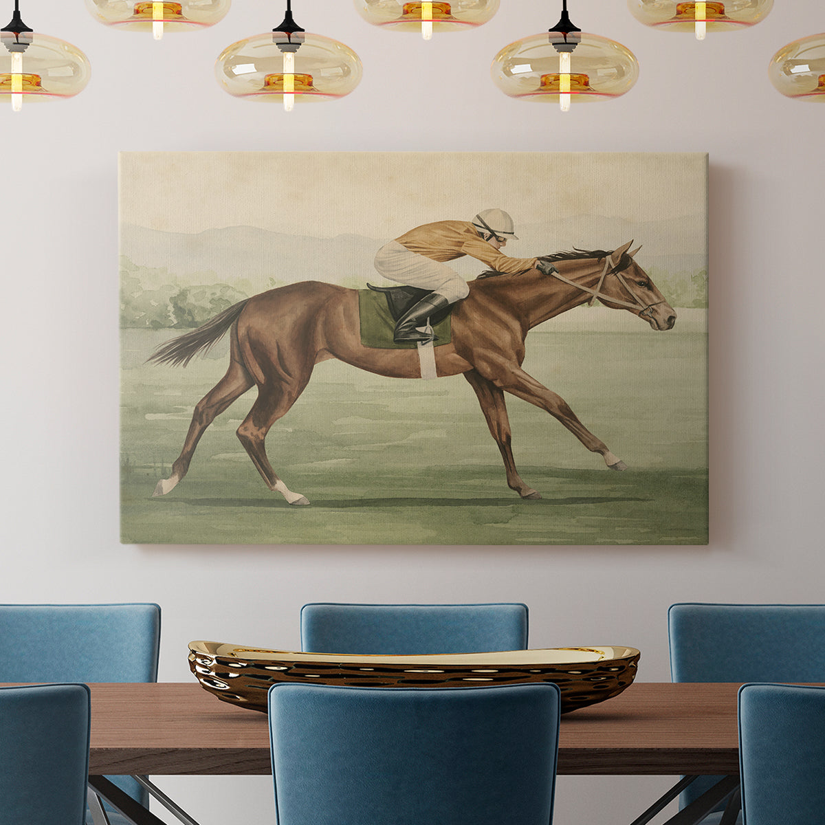 Vintage Equestrian II - Canvas Art Print