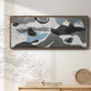 Rivers & Stones III - Floater Framed Canvas Print