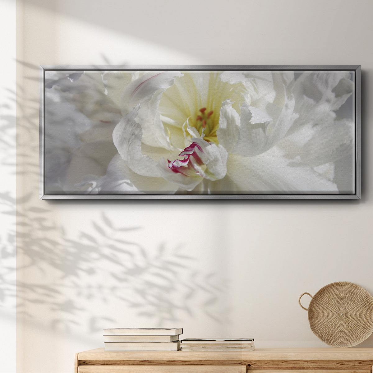 Breathless V - Floater Framed Canvas Print