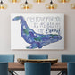 Whale Love II - Canvas Art Print