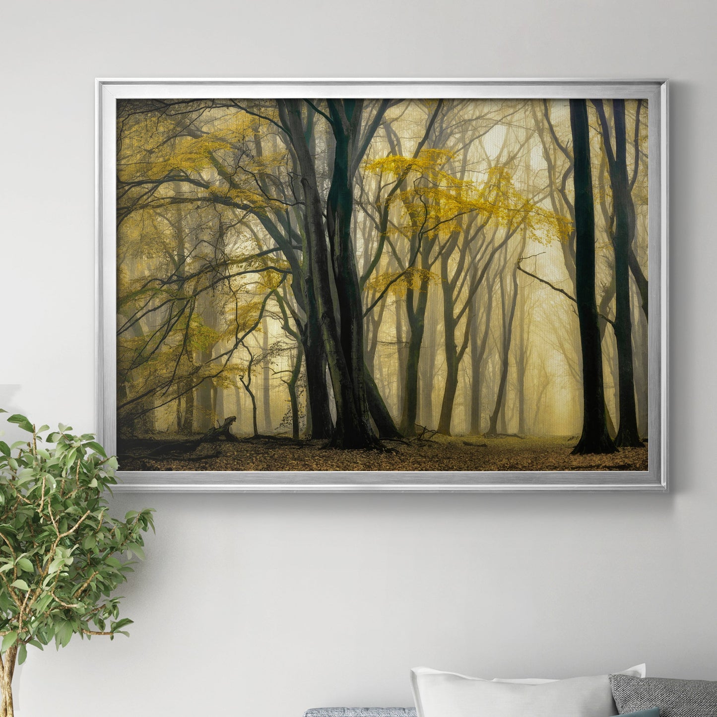 In Love with Golden Fall Premium Classic Framed Canvas - Ready to Hang