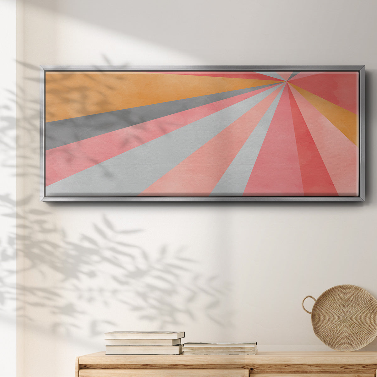 Geometric - Floater Framed Canvas Print