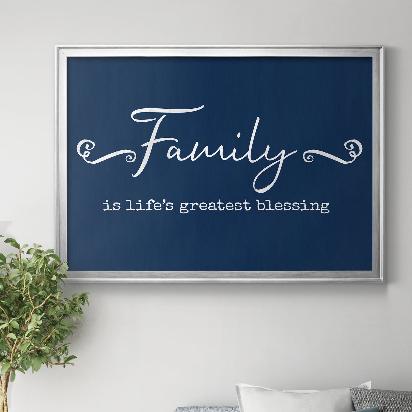 Family Greatest Blessing Premium Classic Framed Canvas - Ready to Hang