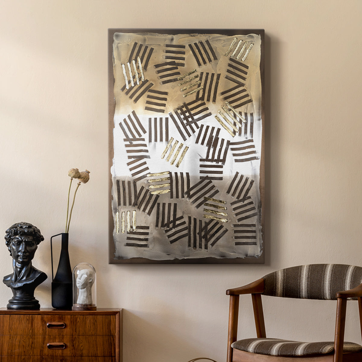 Raffia Palm I - Canvas Art Print