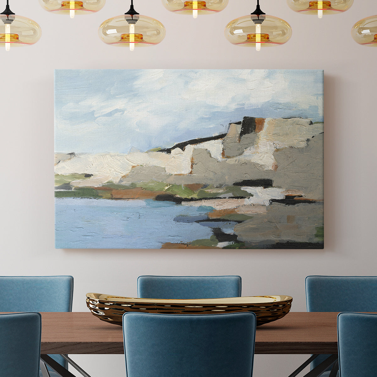 White Rock Cliffs II - Canvas Art Print