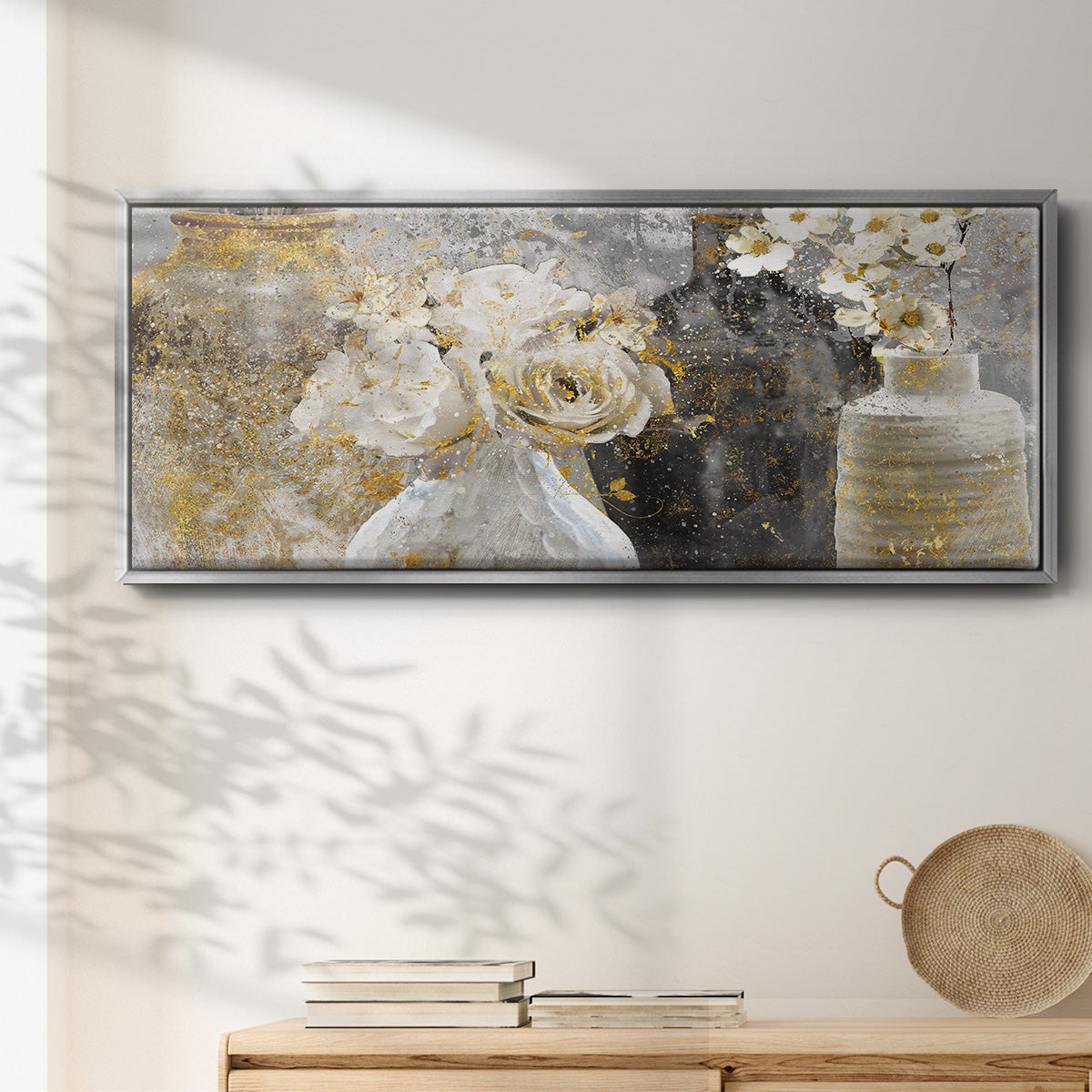 Fleur Couture - Floater Framed Canvas Print