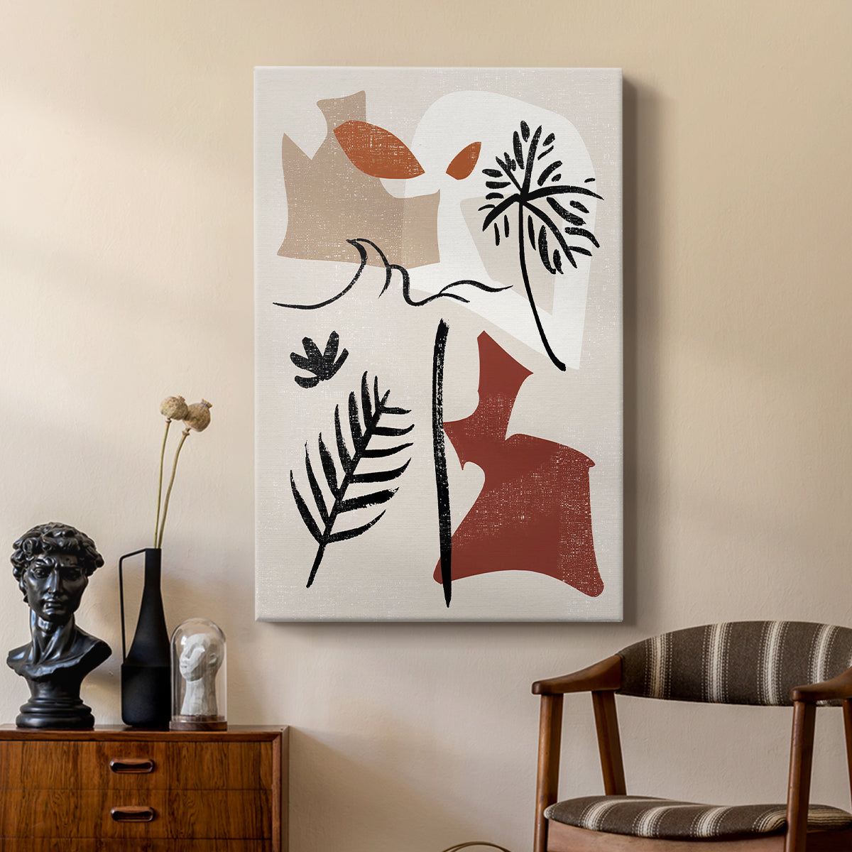 Soft Palms VI - Canvas Art Print