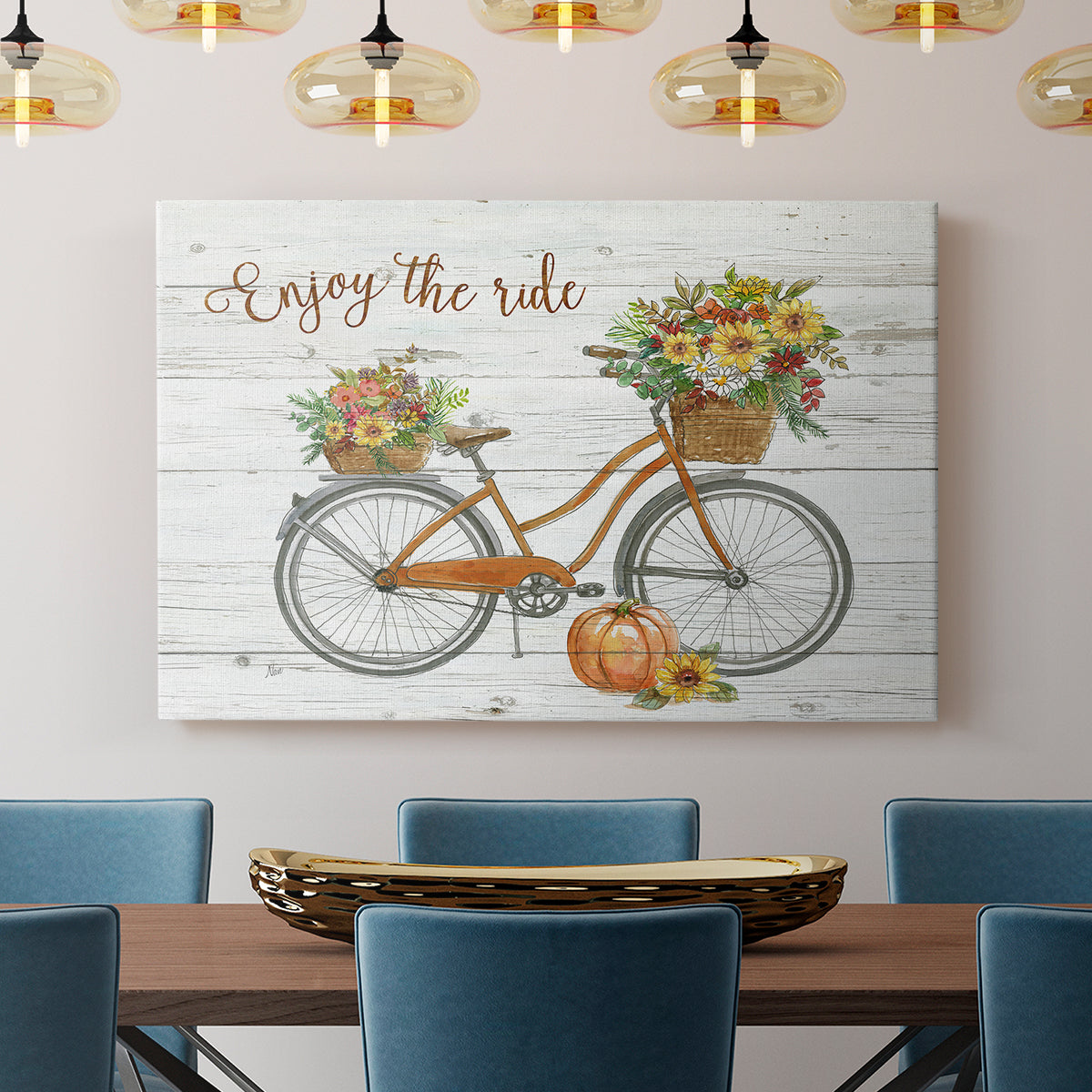 Harvest Bike - Canvas Art Print