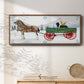 Santa's Farm Collection C - Floater Framed Canvas Print