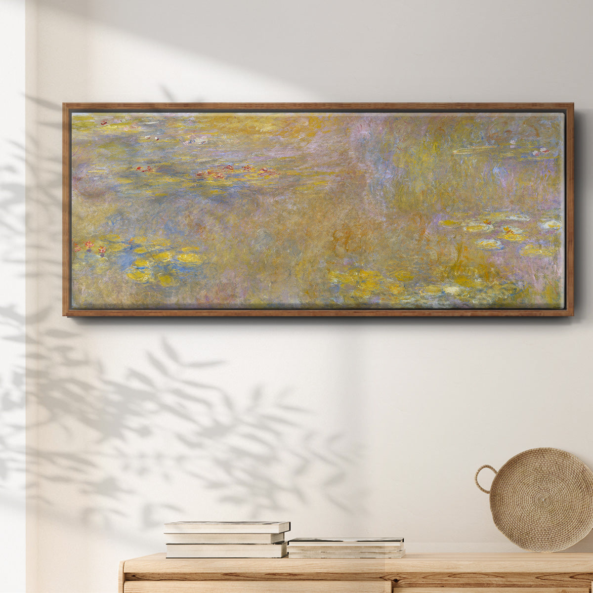 Water Lilies, 1907 - Floater Framed Canvas Print