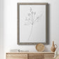 Botanical Gesture V - Premium Canvas Framed in Barnwood - Ready to Hang