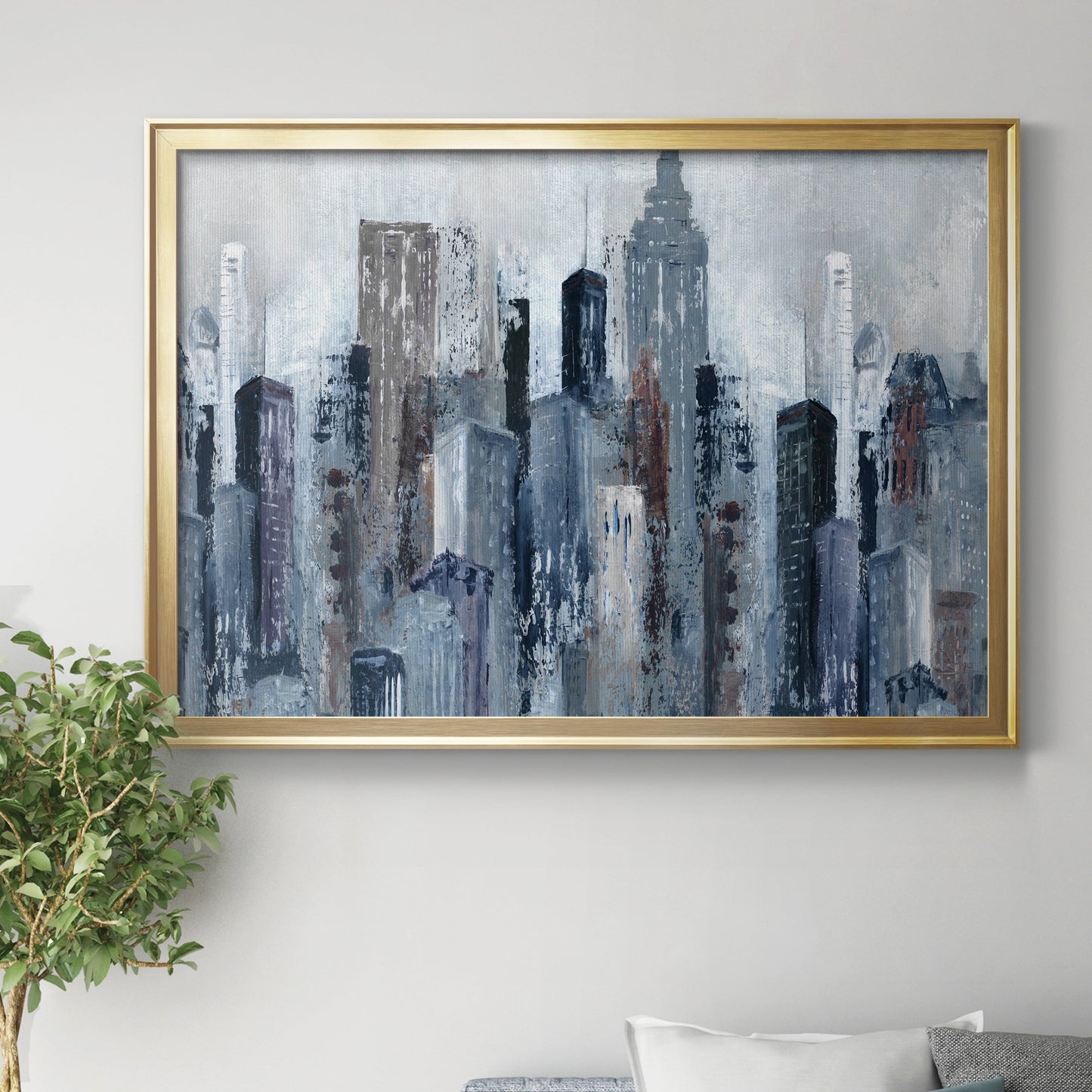 City Mood Premium Classic Framed Canvas - Ready to Hang