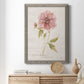 Soft Peony - Premium Canvas Framed in Barnwood - Ready to Hang