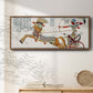 Egyptian Chariots I - Floater Framed Canvas Print