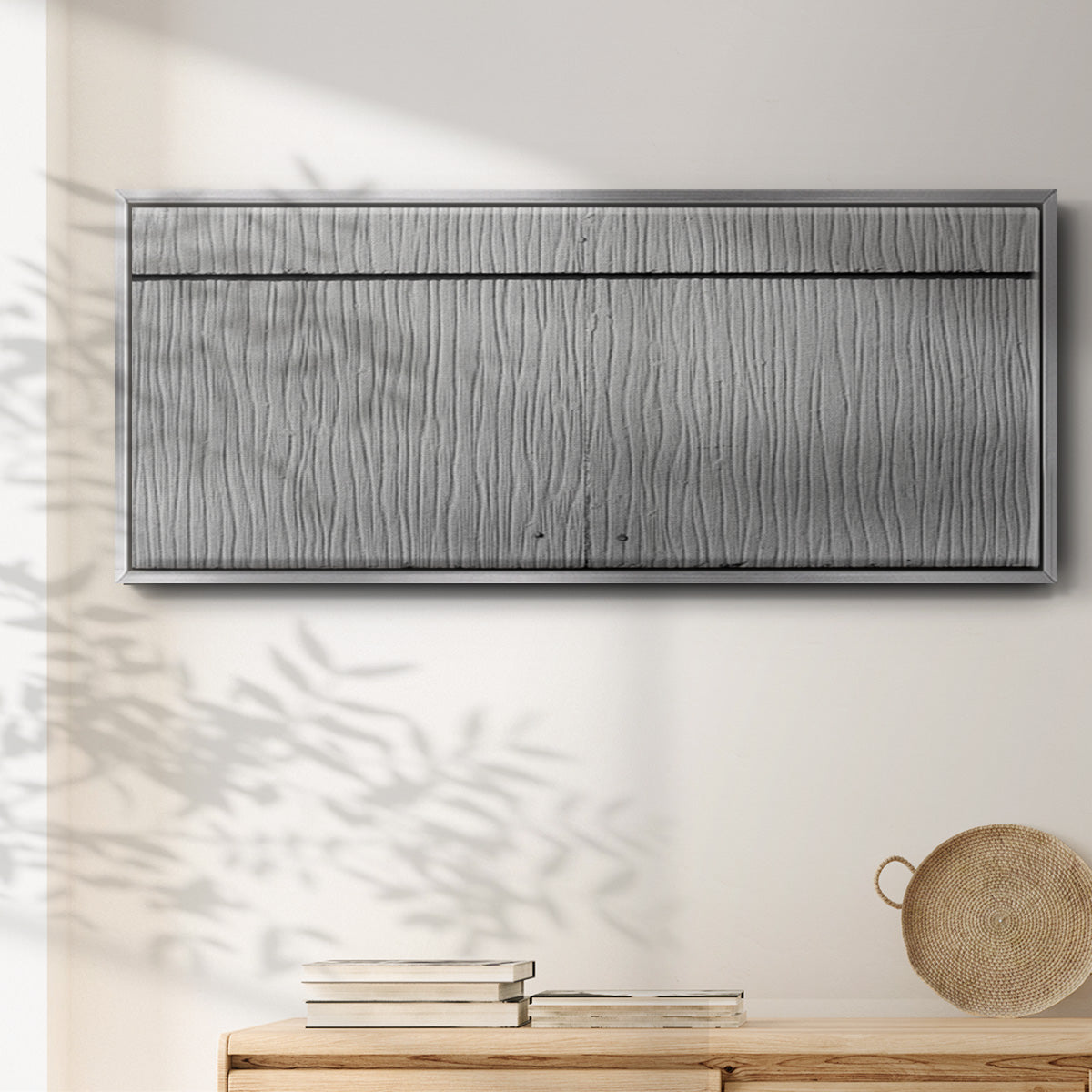 Found Textures I - Floater Framed Canvas Print