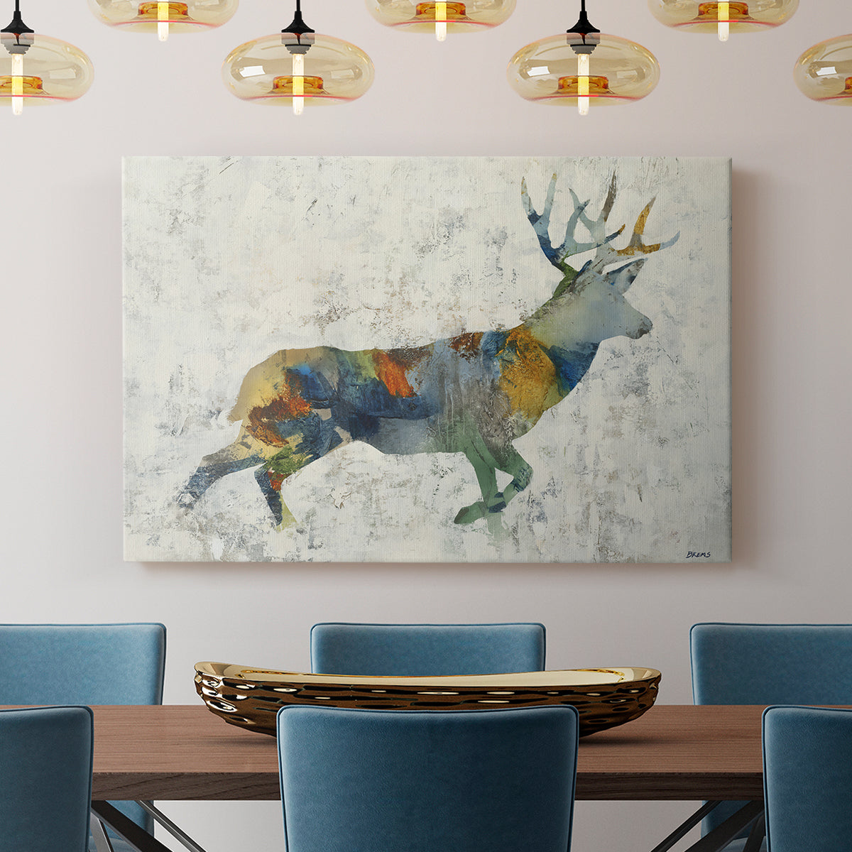 Deer Totem - Canvas Art Print