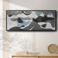 Rivers & Stones III - Floater Framed Canvas Print