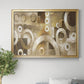 Neutral Motion - Modern Framed Canvas Print