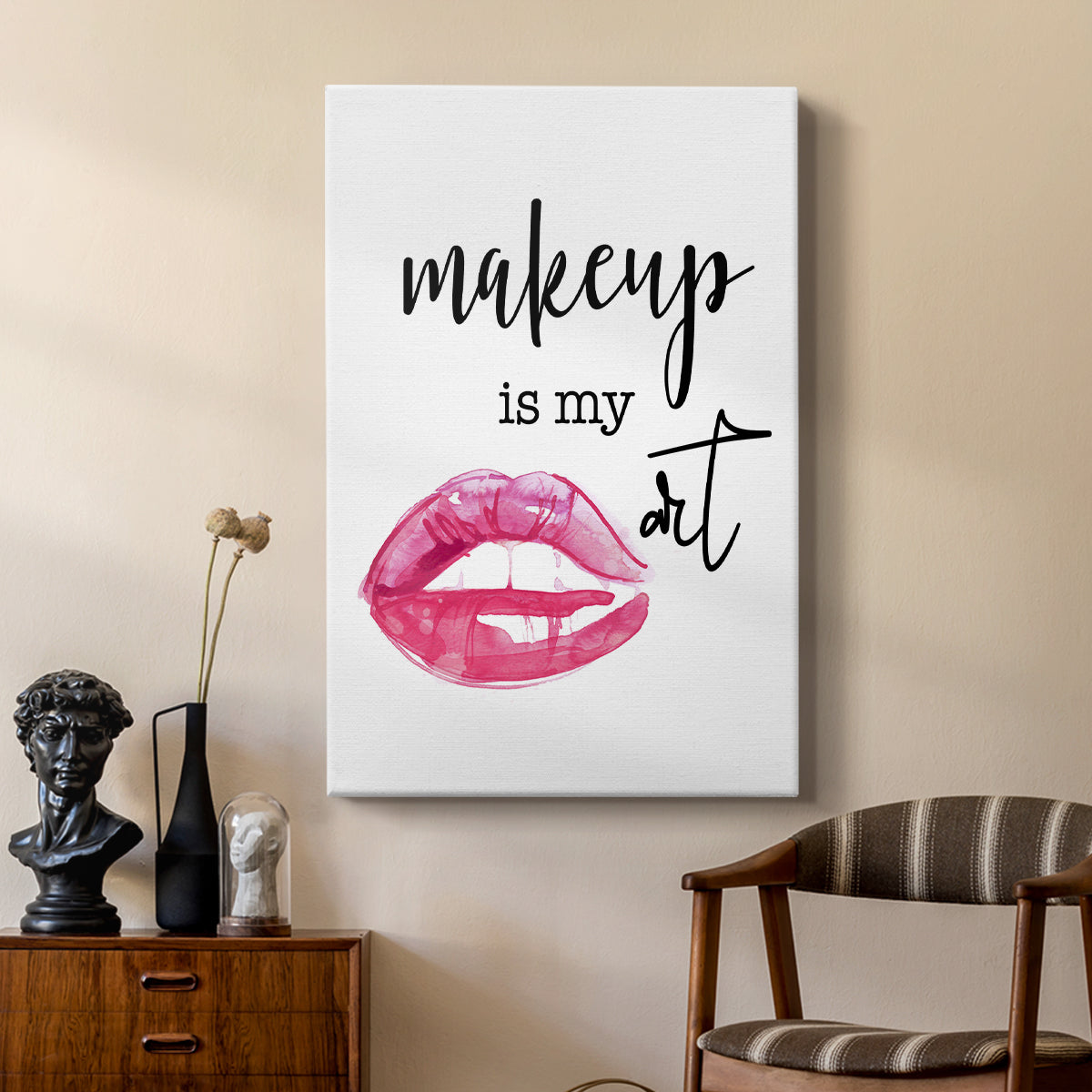 Makeup is My Art - Canvas Art Print