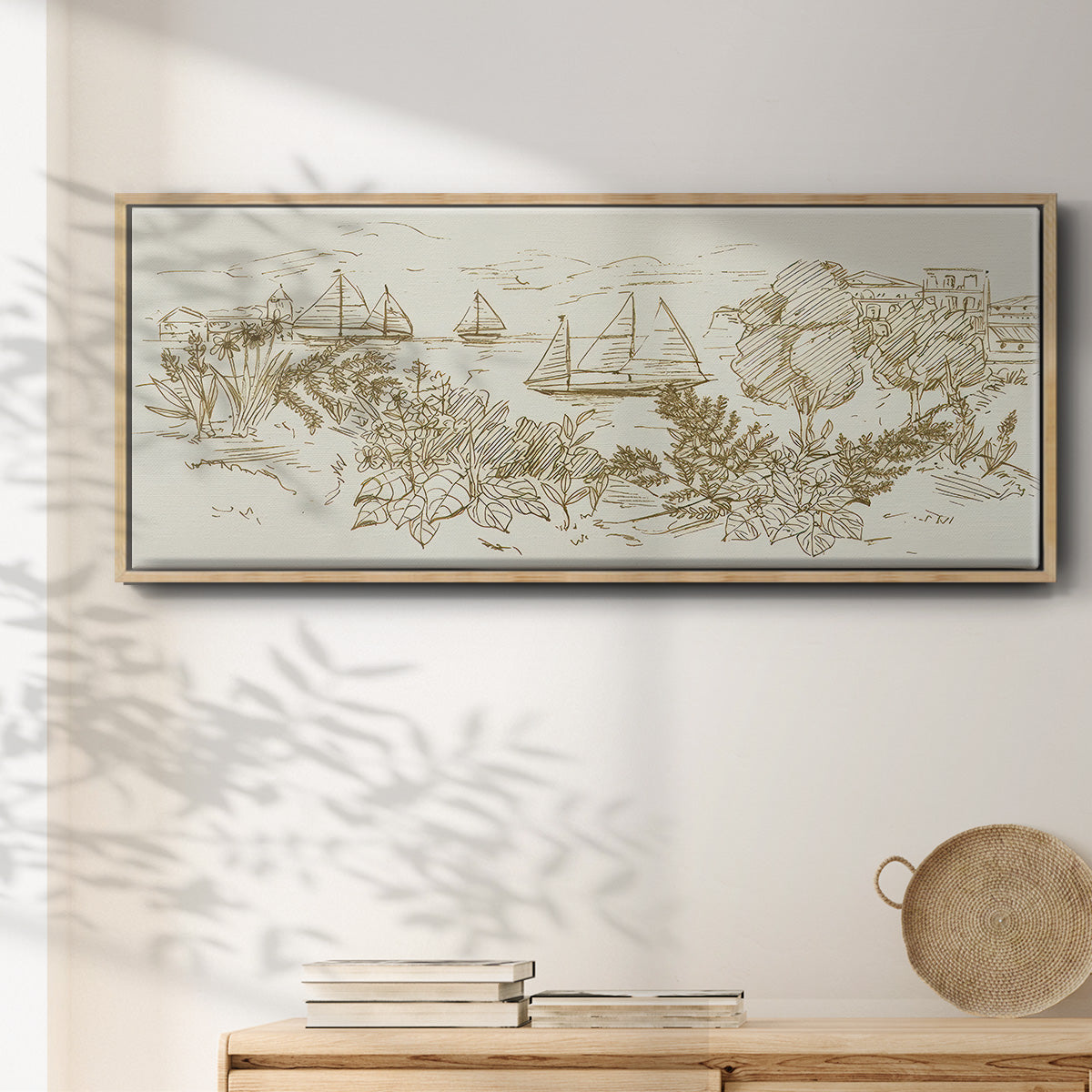 Autumn Landing II - Floater Framed Canvas Print
