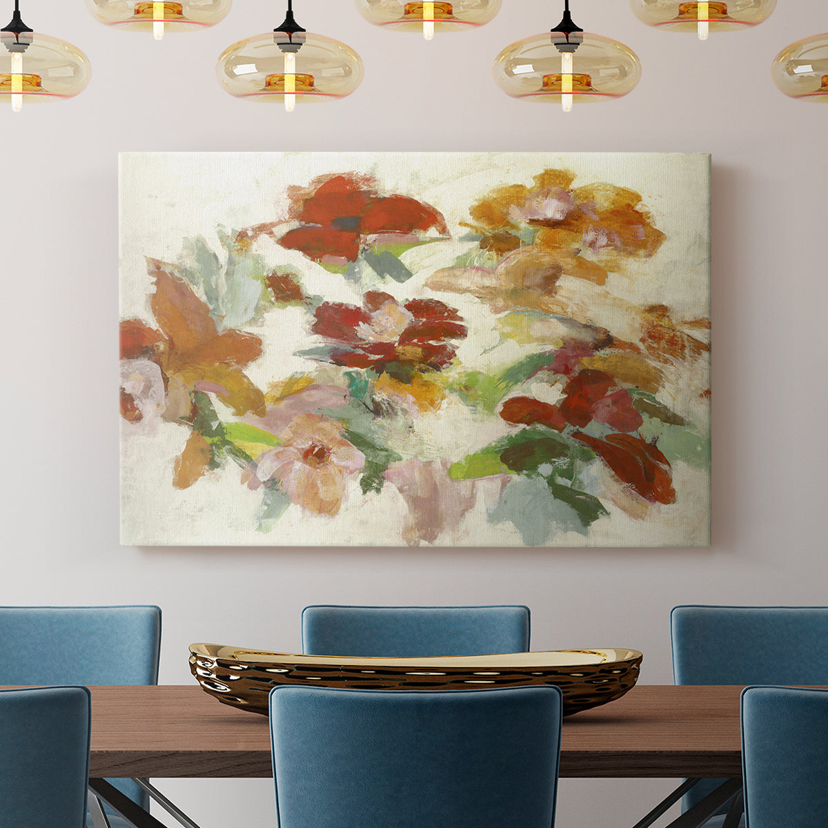 Floral Impressions V1 - Canvas Art Print