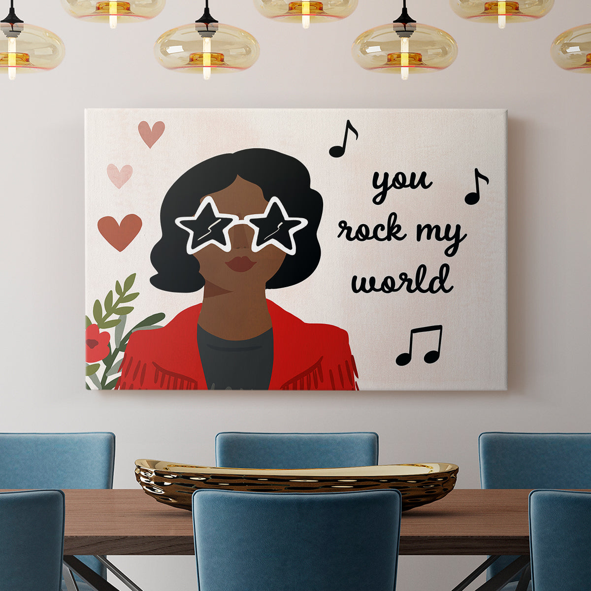 Darling Valentine Collection A - Canvas Art Print
