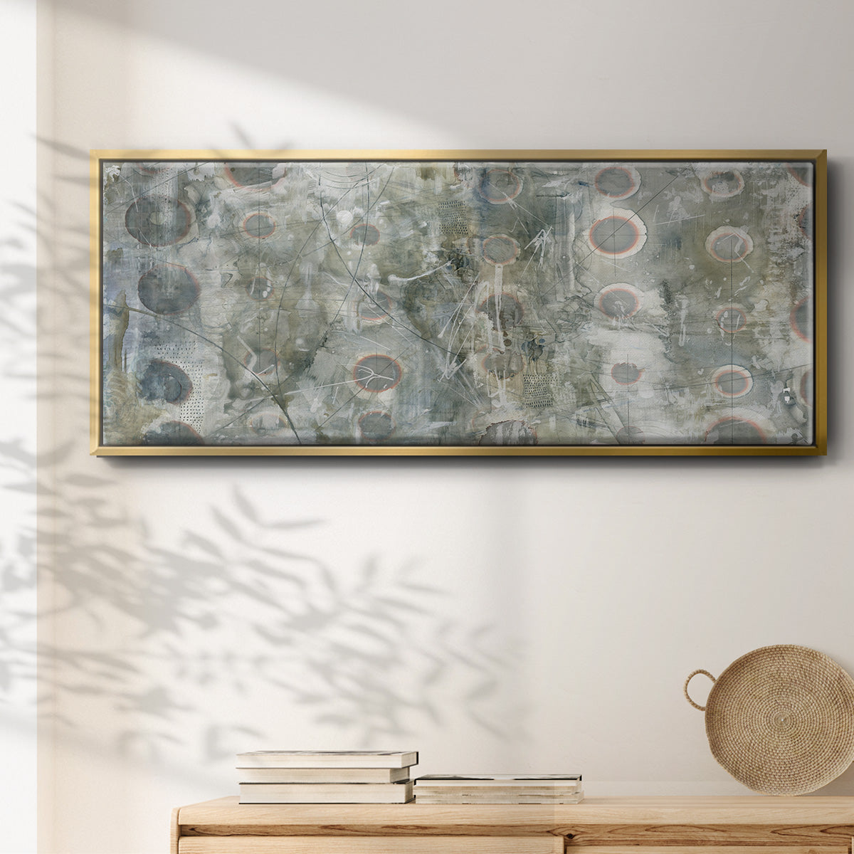 Recurrent - Floater Framed Canvas Print