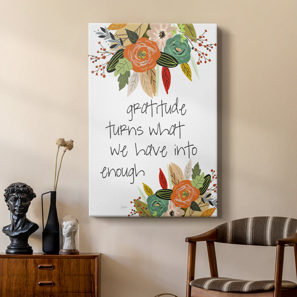 Illustrated Impressions II - Canvas Art Print
