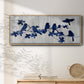 Indigo Hangout - Floater Framed Canvas Print
